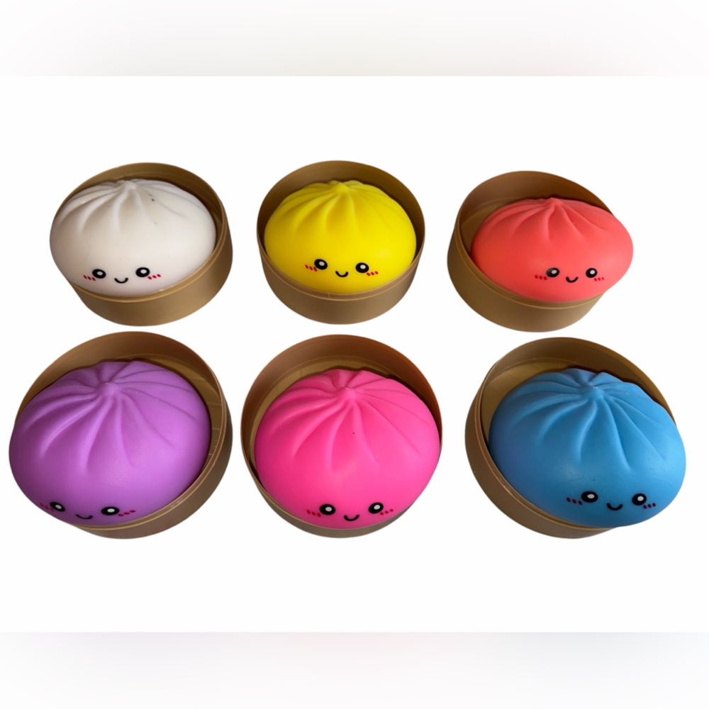 Bun Squishy Toy - Assorted Pastel Colors - For One Choose your Color  NWT